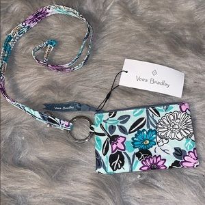 Vera Bradley ZIP ID and Lanyard Set